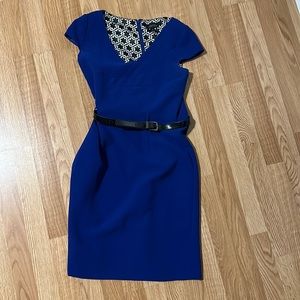 Tahari Royal Blue dress